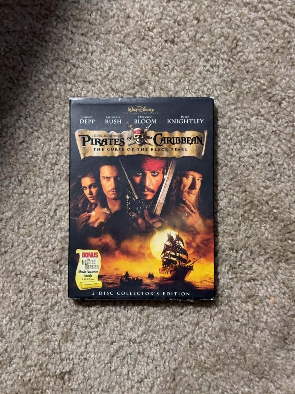 Pirates of the Caribbean: The Curse of the Black Pearl Collector's Edition DVD